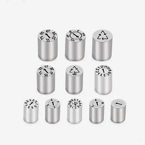 Настраиваемые 3-уровневые маркировки дат - штифты для маркировки формы из нержавеющей стали SUS420