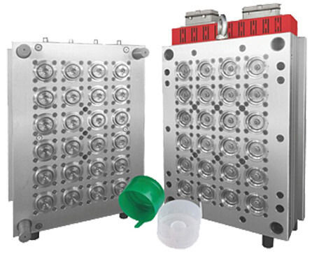 Многополосная формовая форма для инъекции с крышкой для пластиковых бутылок